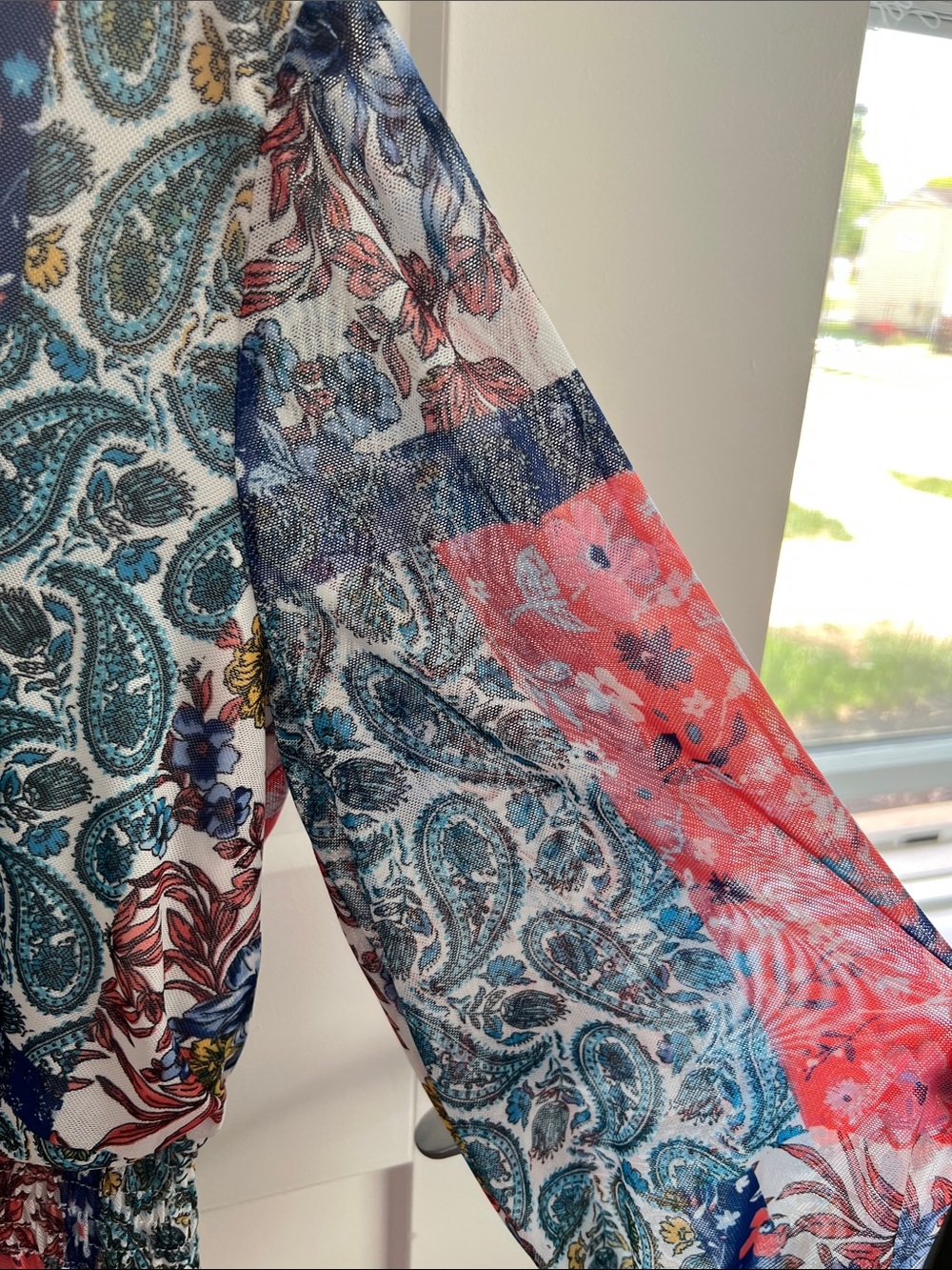 Stella & Julie Bohemian Patchwork Floral Maxi Dress-EUC - Picture 4 of 9